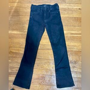 American Eagle Outfitters Black Next Level Stretch Boot Kick Jean